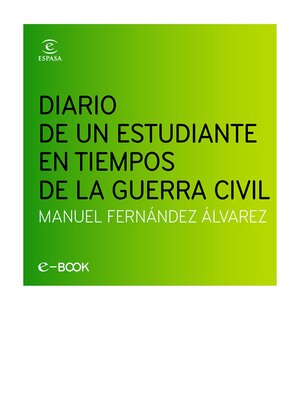 cover image of Diario de un estudiante en la Guerra Civil
